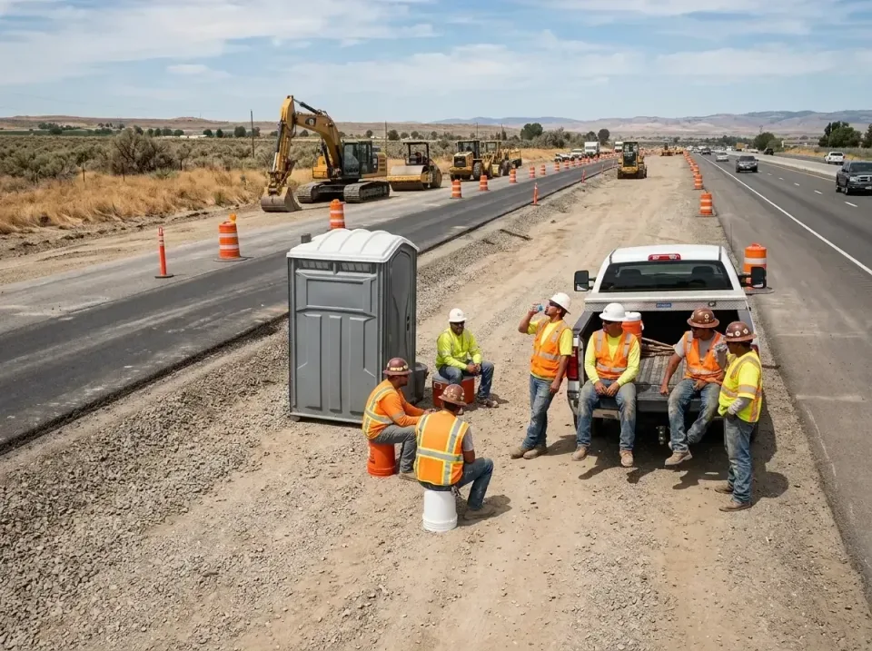 highway-road-construction-crew-007 — frequently asked questions, Porta Potty and Restroom Rentals in Twin Falls, ID